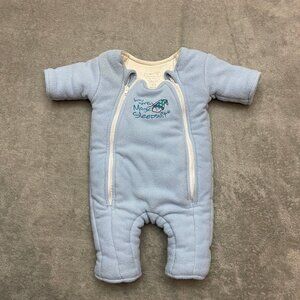 Baby Merlin 's Magic Sleepsuit Small 3-6 Months 12-18 lbs - Blue